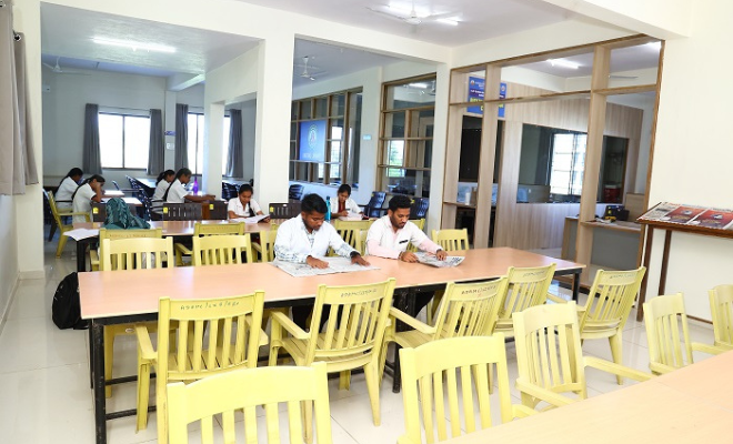 Acharya Deshabhushan Ayurvedic Medical College and Hospital, library