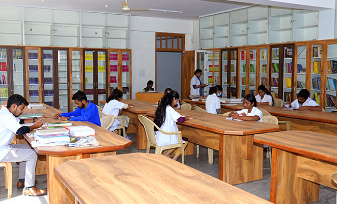 KTG Ayurvedic Medical College & Hospital, library