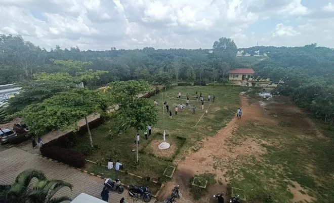 Ramkrishna Ayurvedic Medical College, playground