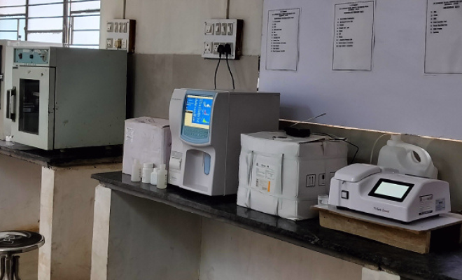 SGV Ayurvedic Medical College & Research Centre, lab
