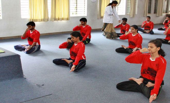 Sri Kalabyraveswara Swamy Ayurvedic College and Research Centre, Yoga Room